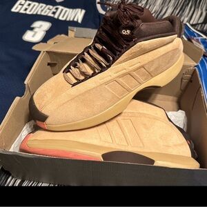 adidas Crazy 1 Basketball  Mens Beige Sneakers Athletic Shoes IF1142